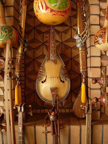 Sitar like instrument from Kashgar